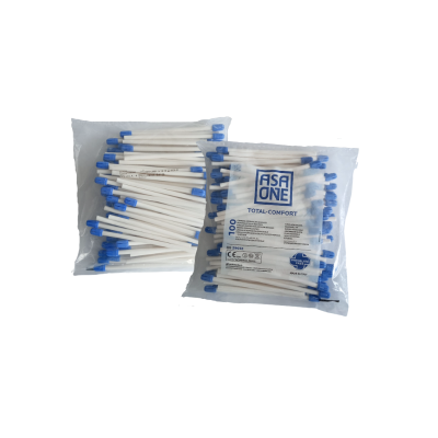 Eyectores de Saliva de Plástico Blando con Punta Extraíble 15,5 cm Total Comfort (100 uds)
