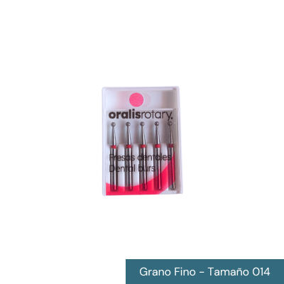 Fresas Diamante Bola 801 FG 19 mm Oralis (5 uds)