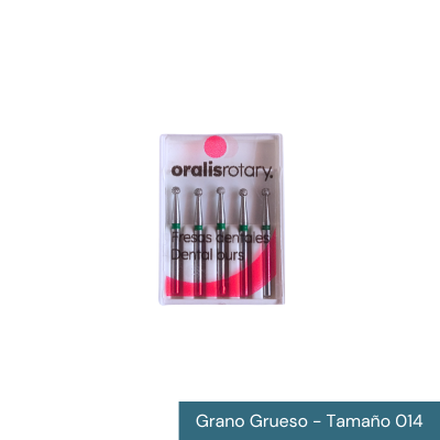 Fresas Diamante Bola 801 FG 19 mm Oralis (5 uds)