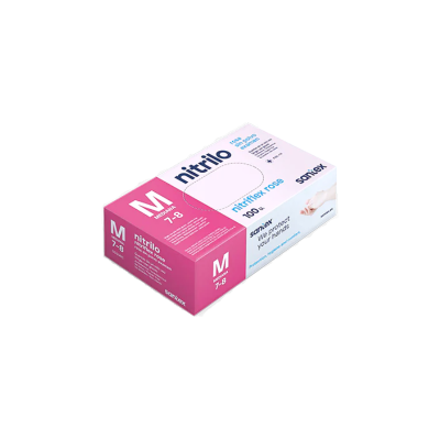 Guantes de Nitrilo Santex Rosa Nitriflex Rose GD20R Santex 3,5 grs. (100 uds)
