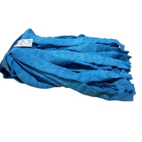 Fregona industrial de rizo corto azul 250g de microfibra para limpieza – AlvaMarket.