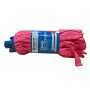 Fregona de tiras microfibra Bayeco Cuatrogasa color rojo, alta resistencia y absorción para fregado profesional.