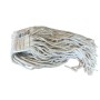 Detalle del cabezal de fregona industrial de algodón blanco 400g con fibras resistentes – AlvaMarket.