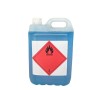 Abrillantador ecológico para lavavajillas automáticos 5L, con etiquetado de seguridad y secado rápido para vajilla brillante.