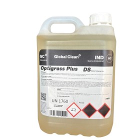 Desengrasante Industrial Biodegradable Optigrass Plus 5 kg - Vista frontal del envase.