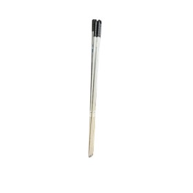 Palo de aluminio anodizado 150 cm con mango negro.
