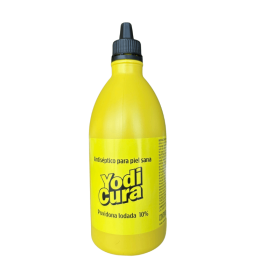 Yodicura Povidona Iodada 10% 500 ml Antiséptico de amplio espectro para piel sana.