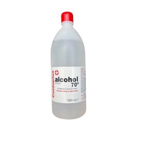 Alcohol Etílico 70° 1000 mL – Antiséptico desinfectante profesional para piel sana.