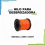 Hilo desbrozadora nylon 3.3 mm 450 m profesional resistente corte limpio.