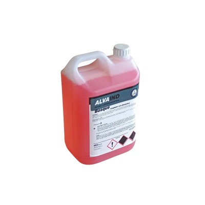 Garrafa de limpiador concentrado con bioalcohol 5 litros  aroma frutos del bosque para limpieza profesional y doméstica.