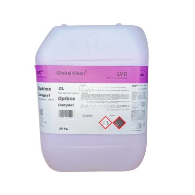 Detergente líquido concentrado 20 kg para lavado de ropa blanca y de color