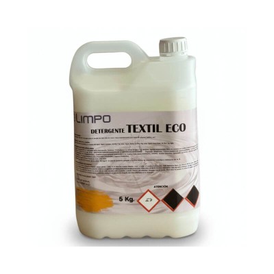 Detergente líquido textil Eco 5 kg para ropa, mantelería y lencería