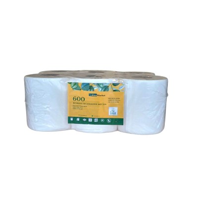 Bobina Secamanos 600 Mecha 2 Capas Pack 6 Rollos