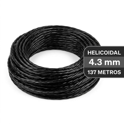 Hilo Desbrozadora Trenzado 4,3 mm Bobina 137 m
