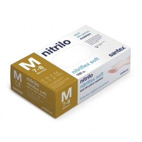 Guantes de Nitrilo Azules Nitriflex Soft - Caja 100 Uds - Santex