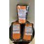 Bolsa de 10 Mascarillas AlvaMarket-Celtiber Quirúrgicas Tipo IIR Naranja con franja Negra Adulto Fabr. España